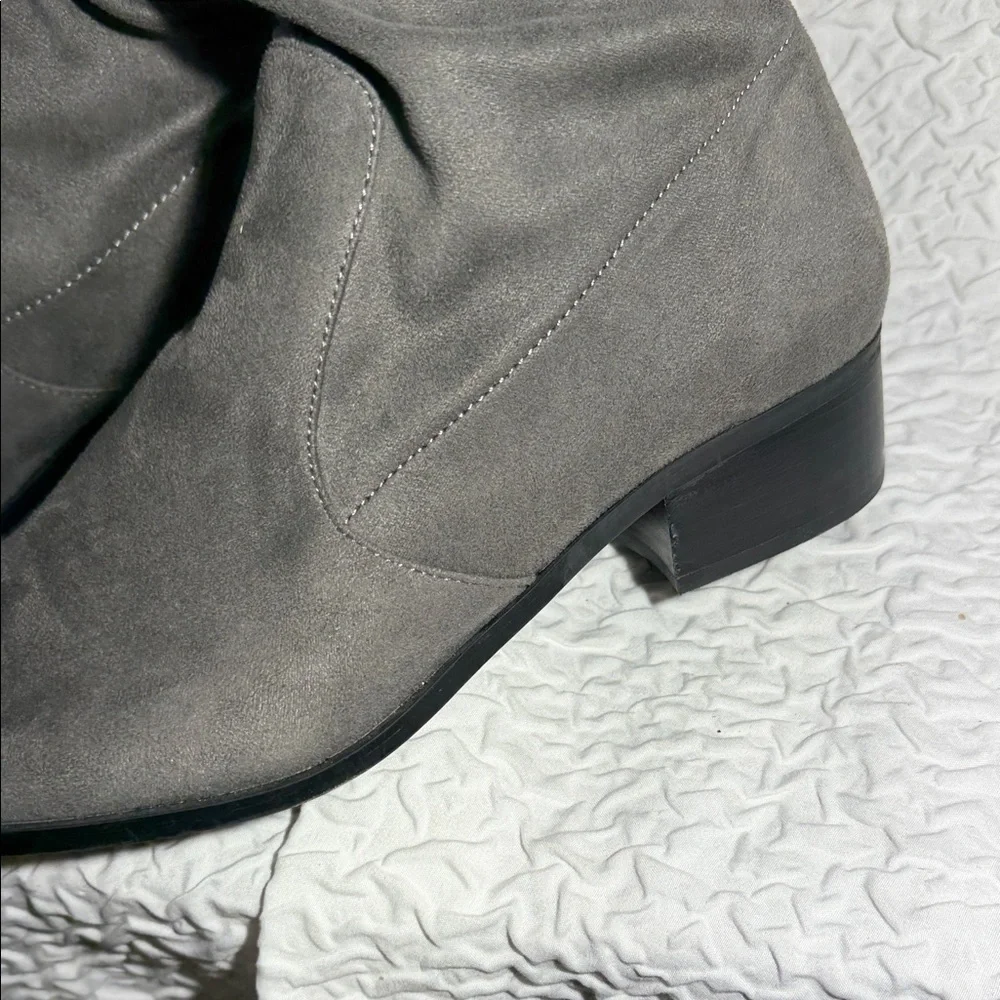 Charles By Charles David Dark Gray Over the Knee Boots NWOT